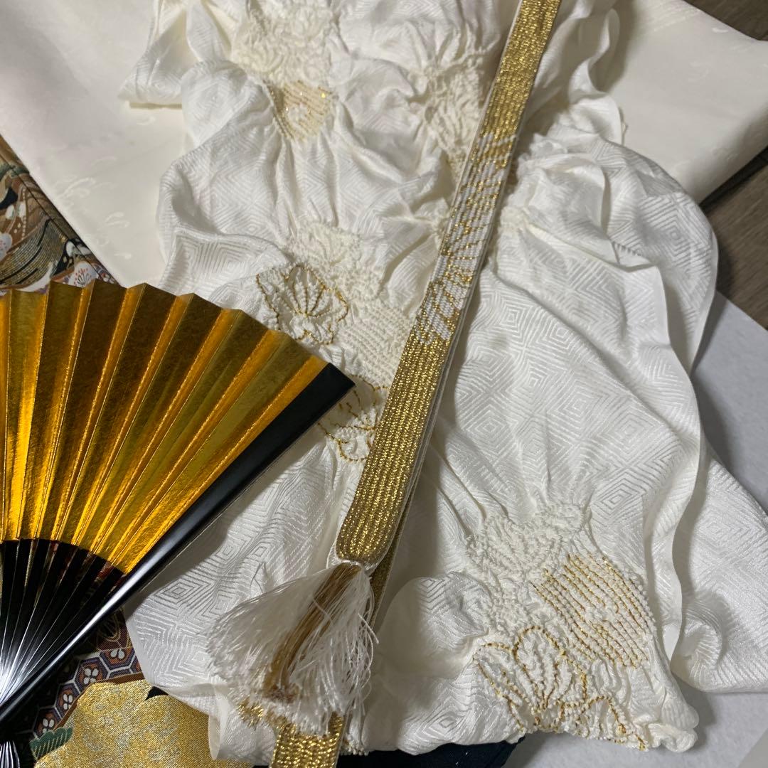 さち様専用 美品 正絹 黒留袖 五つ紋 金彩 舞鶴 6点セット - メルカリ