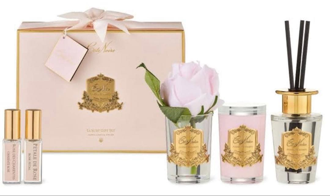 コート　ノアール　シャンパンピンク　ギフトパック ケーブル収納バッグ ブラッシュピンク – STACKERS LONDON