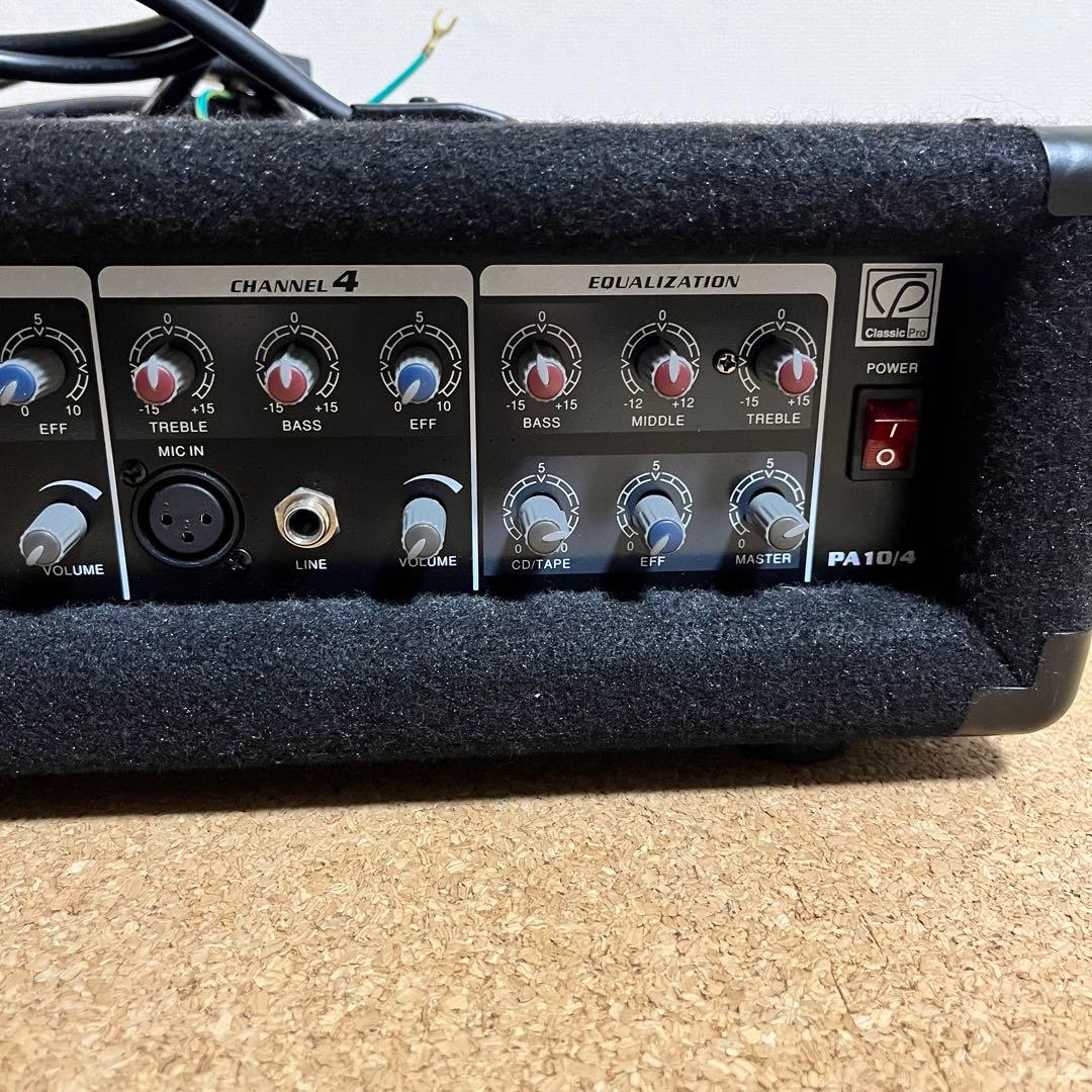 クラシックプロ パワードミキサー 4チャンネル PA10/S - メルカリ