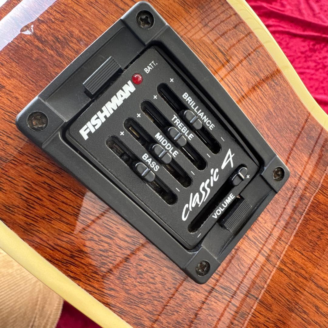 メンテ済 S.Yairi YE-45 3TS FISHMANプリアンプ エレアコ