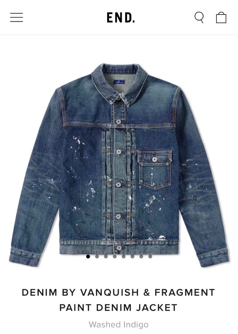 DENIM BY VANQUISH & FRAGMENT Gジャンジャケット - メルカリ