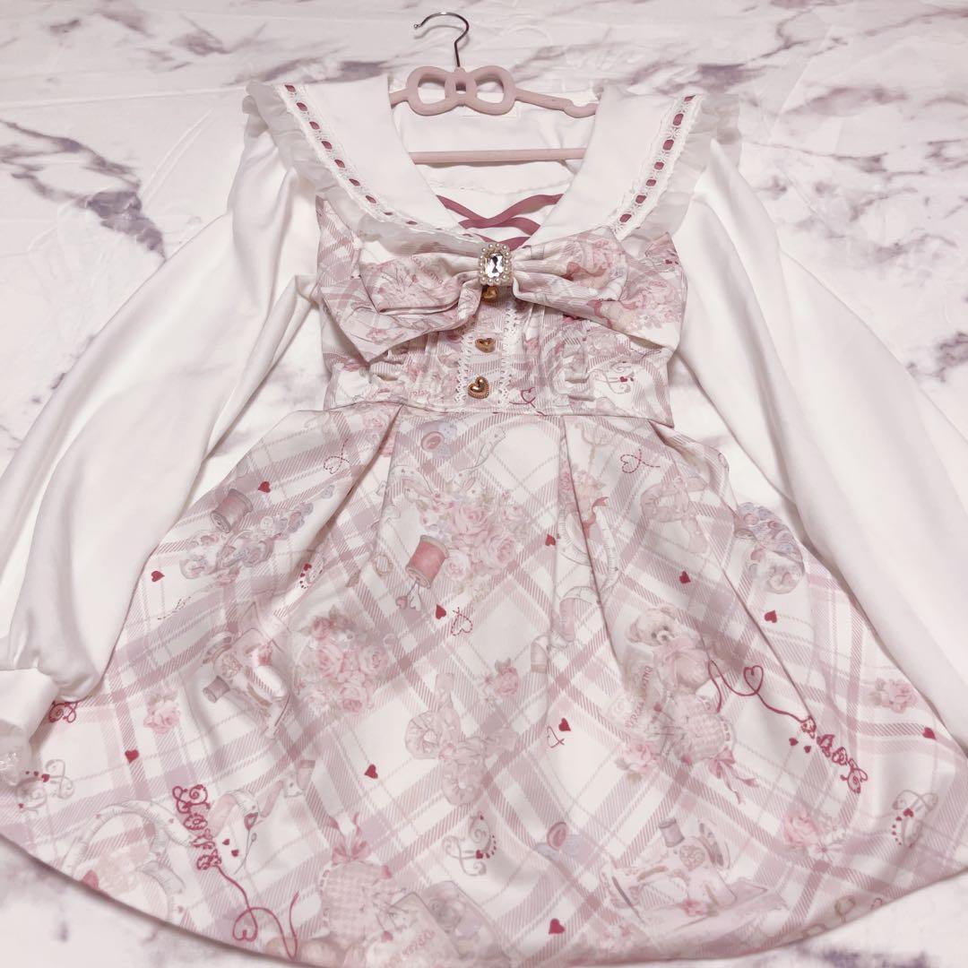 LIZLISA リズリサ sewing Bear柄セットアップ - メルカリ