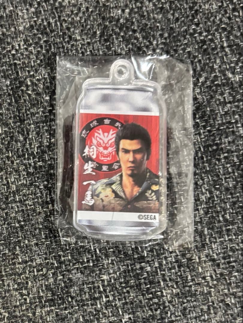 龍が如く 極3 サントリーラベル缶 桐生一馬当たりアクリルキーホルダー