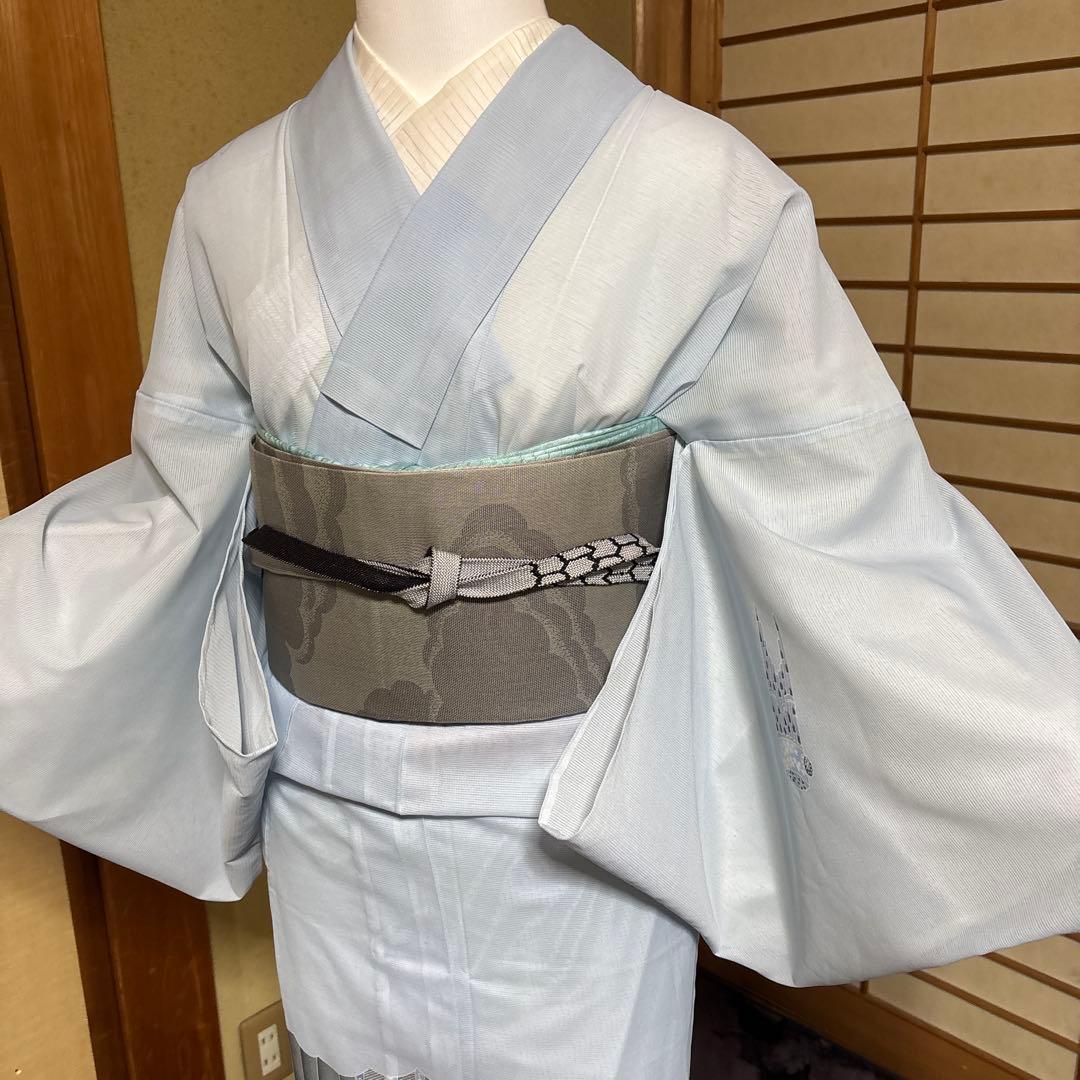 み*こ様 化繊 絽 訪問着 フルセット 4点 未使用近い 美品 - メルカリ