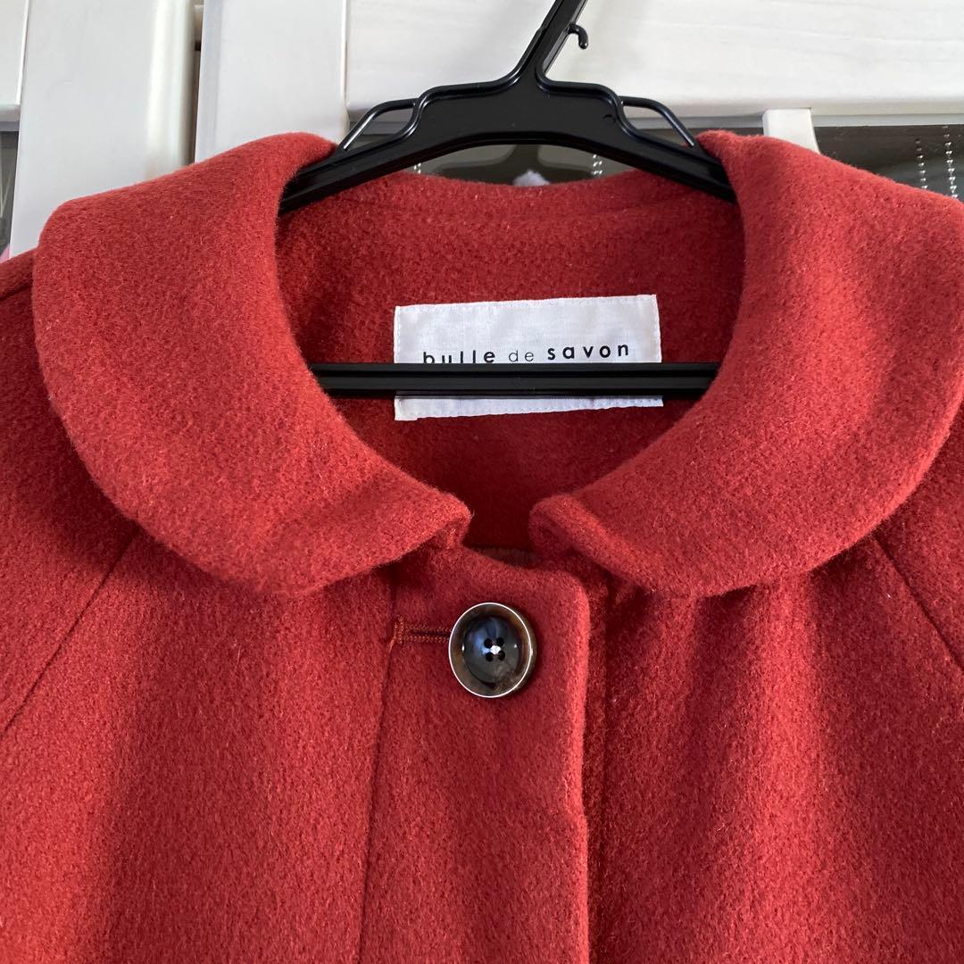 bulle de savon 赤 ロングコート - メルカリ