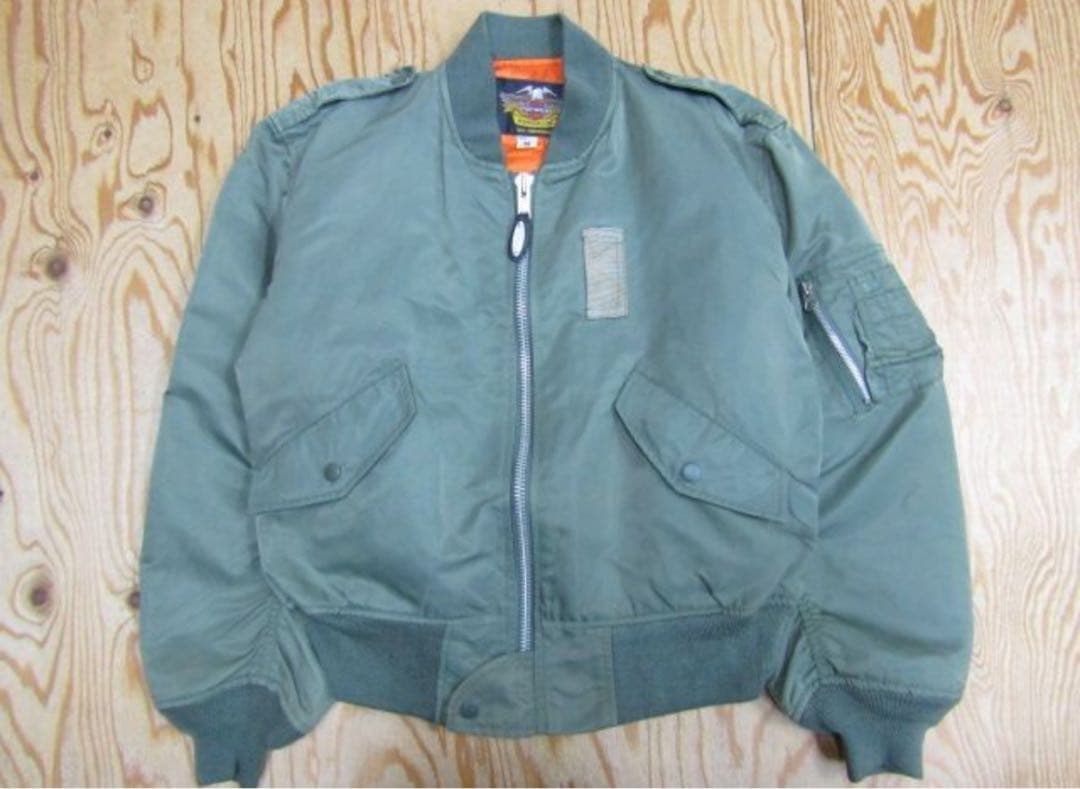 ハーレーダビッドソンMA-1 フライトジャケット オリーブグリーン