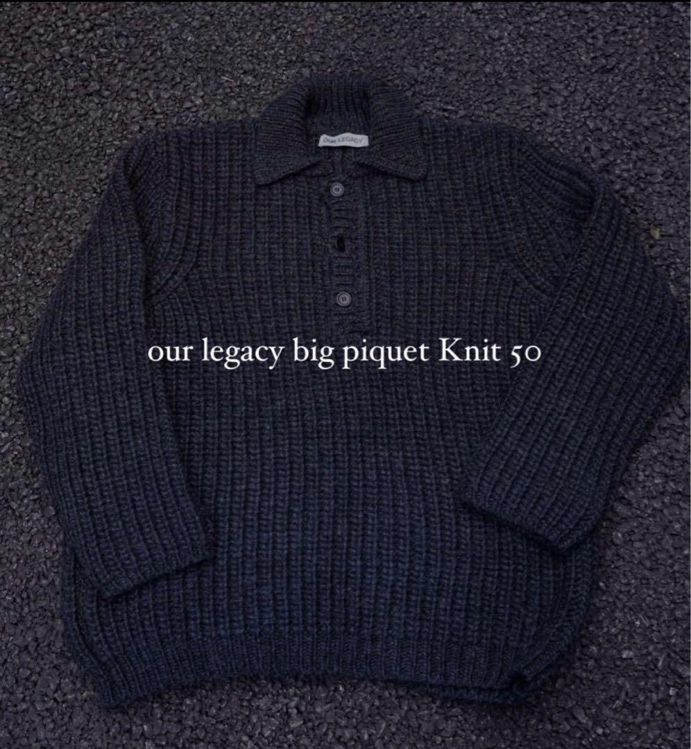 our legacy big piquet Knit 50 上杉柊平着 - メルカリ