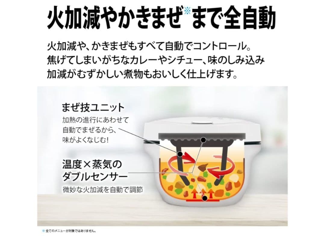 シャープ ヘルシオ ホットクック 1.6L ホワイト KN-HW16G-W