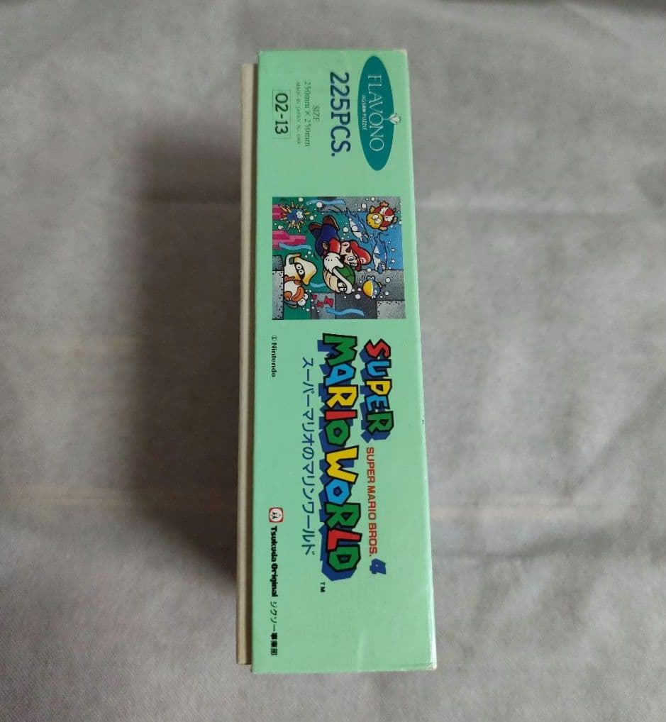 スーパーマリオのマリンワールド パズル 225ピース 当時物 ツクダ
