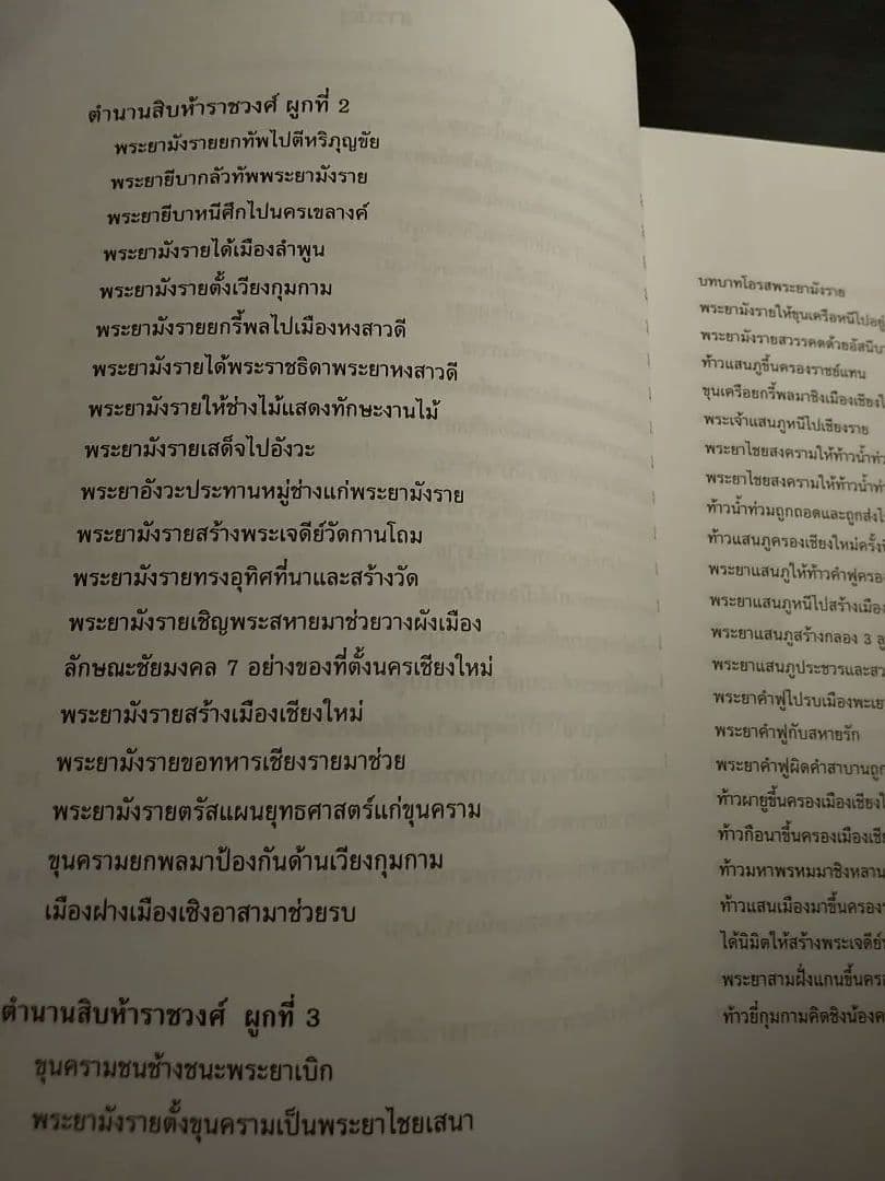 タイ語書籍〉ตํานานสิบห้าราชวงศ์ 15ラチャウォン年代記