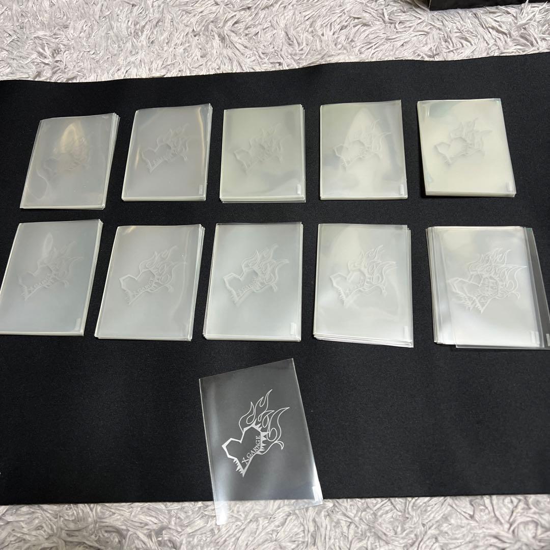 遊戯王 希少 XGARAGE スリーブ 銀ロゴ ハートロゴ 100枚 - メルカリ