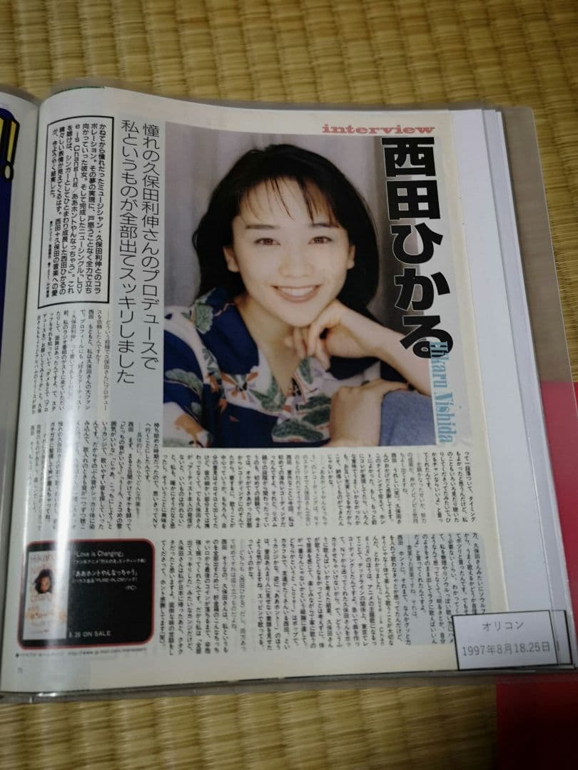 西田ひかる(1冊200円計算)162冊分420ページ切り抜きしファイリング済み