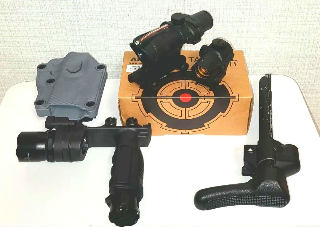 光学機器・ホルスター・エアガンパーツまとめ売り SAFARILAND ホルスター 6378RDS P320/M17用 ALS ウェポンライト対応