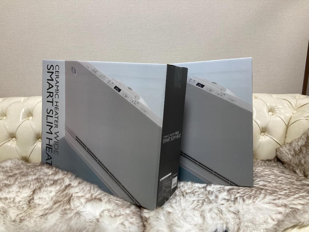 《新品未開封》 THREEUP セラミックファンヒーター SLIM その②