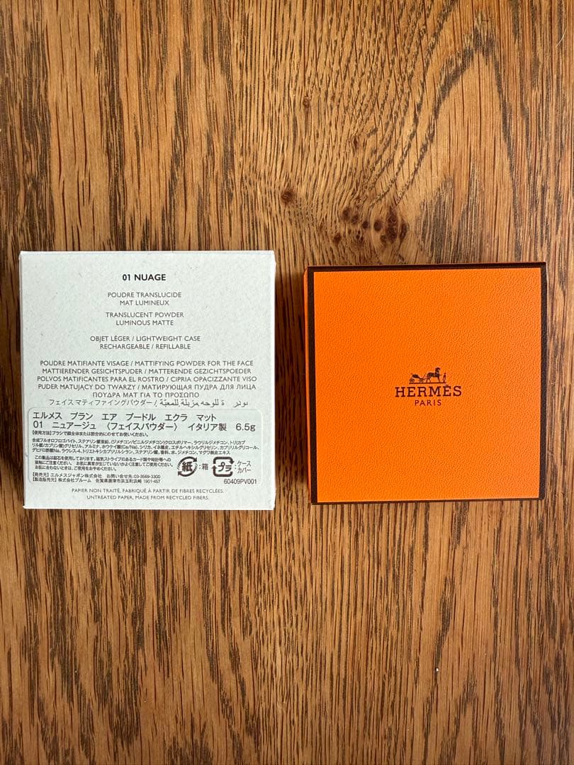 HERMES PLEIN AIR フェイスパウダー セット - メルカリ