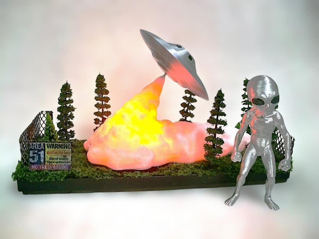 エリア５１UFOジオラマシリーズ火炎放射グレイフィギュアセット エリア51UFOジオラマシリーズ火炎放射グレイフィギュアセット - メルカリ