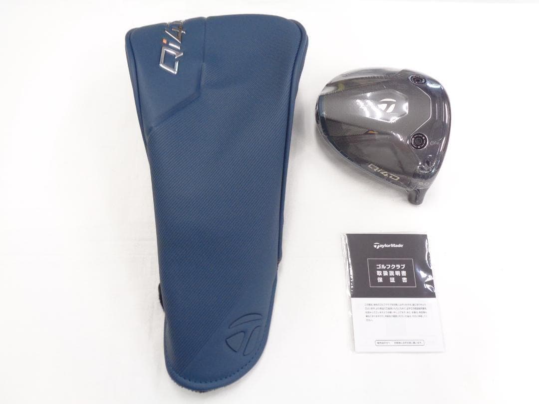 未使用 テーラーメイド Qi4D ドライバー 9度 ヘッド 日本正規品 TaylorMade（テーラーメイド） Qi4D ドライバー 9°(REAX 50 High
