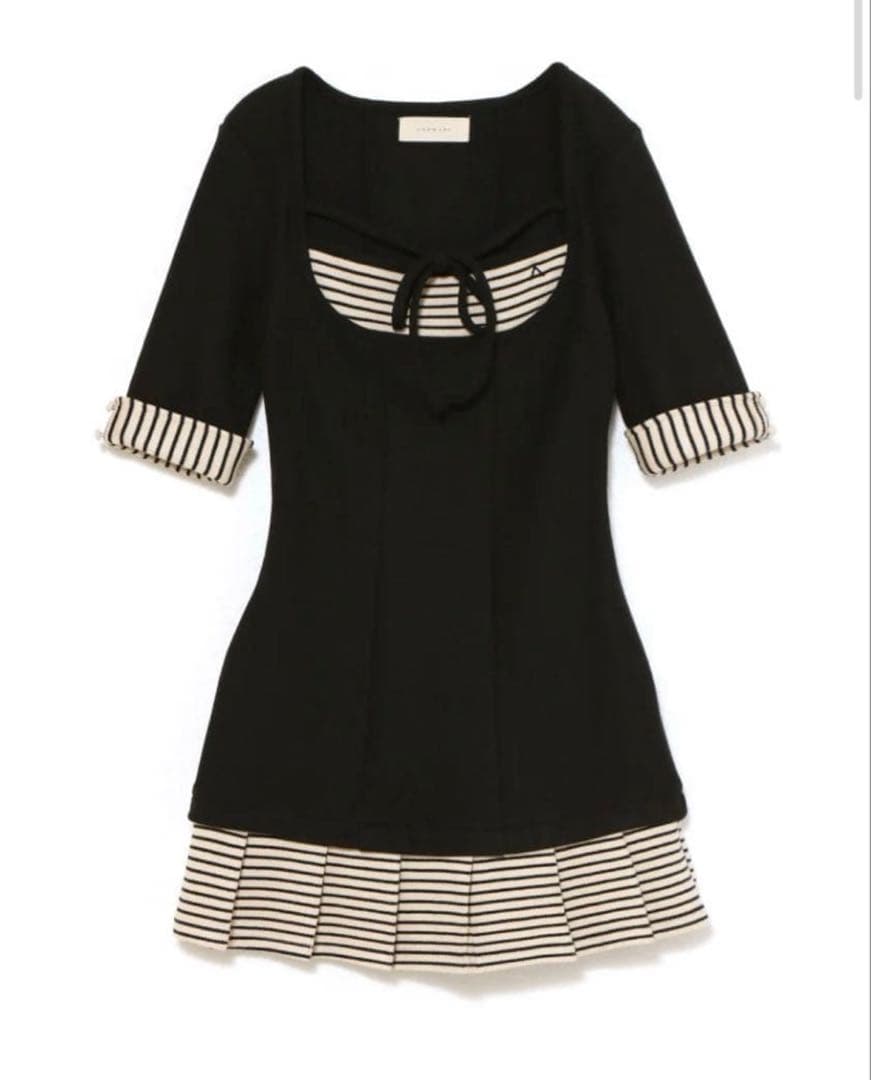 andmary Aiden pleats mini dress