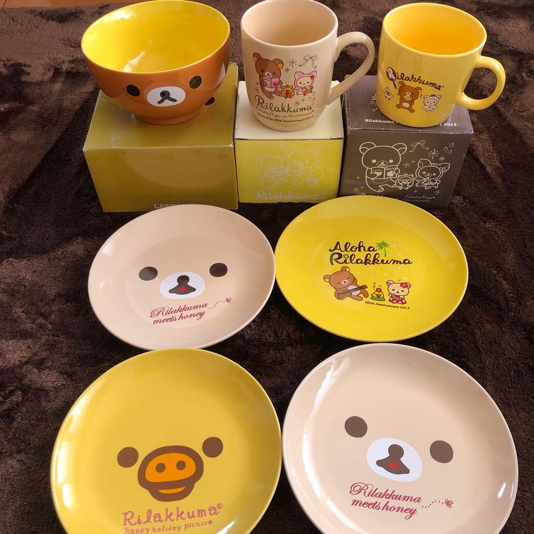 ローソン限定 リラックマ 食器セット お皿 マグカップ - メルカリ