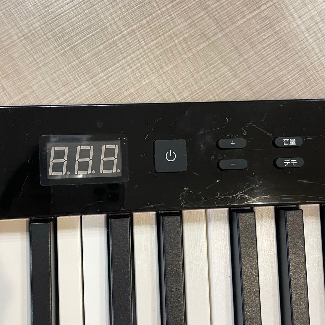 電子ピアノ】88鍵盤 ペダル・ヘッドホン付 USB ソフトケース付きの通販
