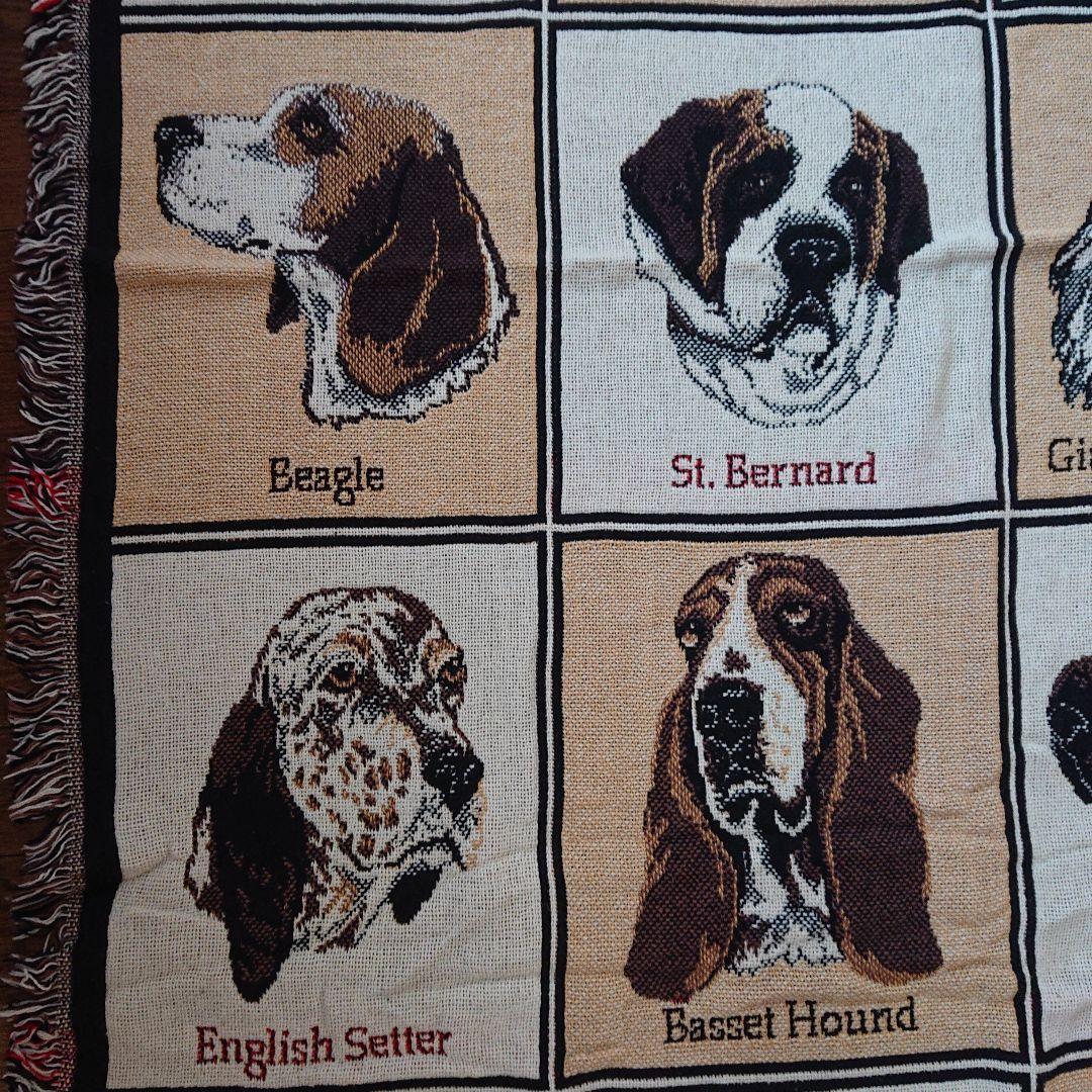 新品】DOG (20犬種)柄 ラグ/カバー MADE IN U.S.A - メルカリ