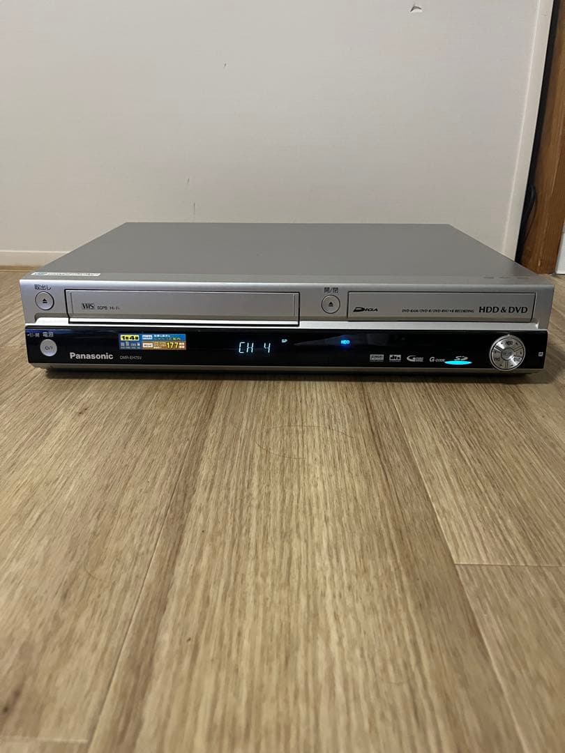 貴重！ビデオデッキ パナソニック DMR-EH75V VHS＆HDD＆DVD 概要 HDD内蔵ビデオ一体型DVDレコーダー DMR-EH75V | ブルーレイ