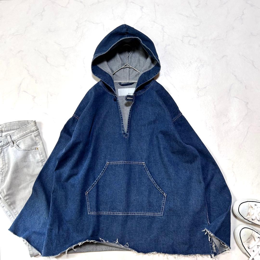 極美品ウィムガゼットインフルエンサーコラボデニムフーディー2025定価
