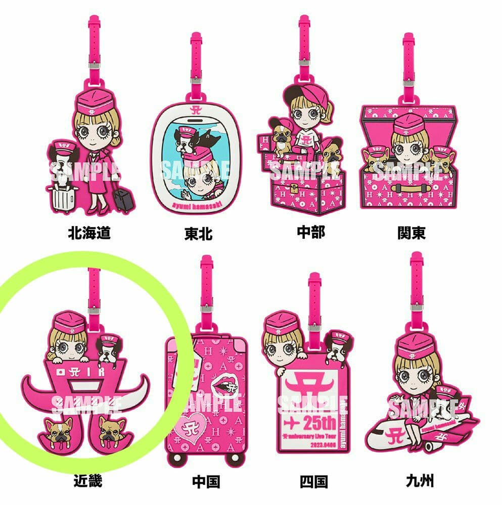 浜崎あゆみ 25周年 アクリルキーホルダー ラゲッジタグ〈大阪