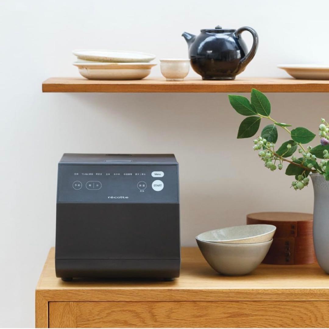 新品★récolte(レコルト) クッキングライスクッカー グレーRCR-2 レコルト クッキングライスクッカー ／ グレー RCR-2(GY) | レコルト