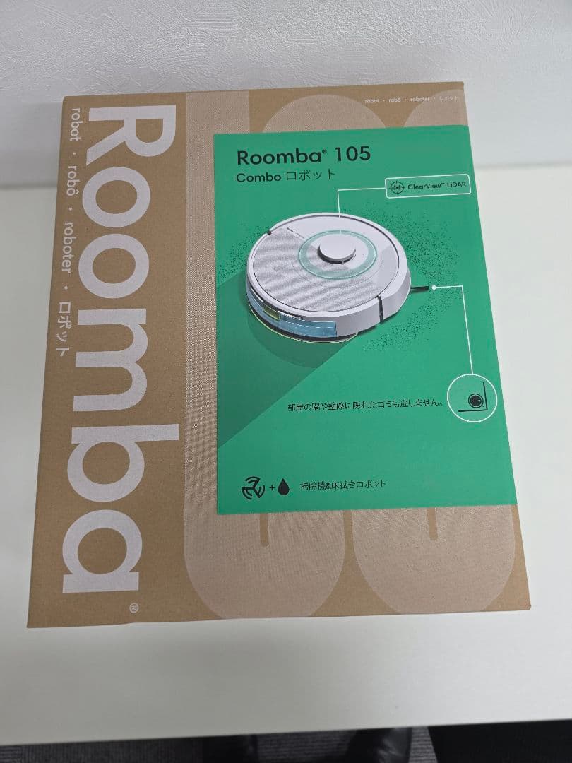 Roomba 105 Combo ロボット掃除機 本体 国内正規品】 ロボット掃除機 「ルンバ」105 Combo ロボット +