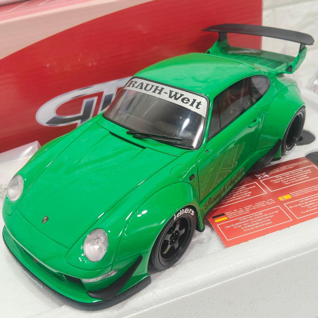 特価】京商 RWB ポルシェ 993 1/18 2000台限定 グリーン - メルカリ