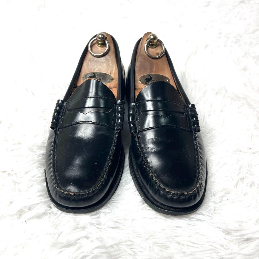 【良品】 G.H.BASS ローファー 25.5cm ウィージャンズ 本革