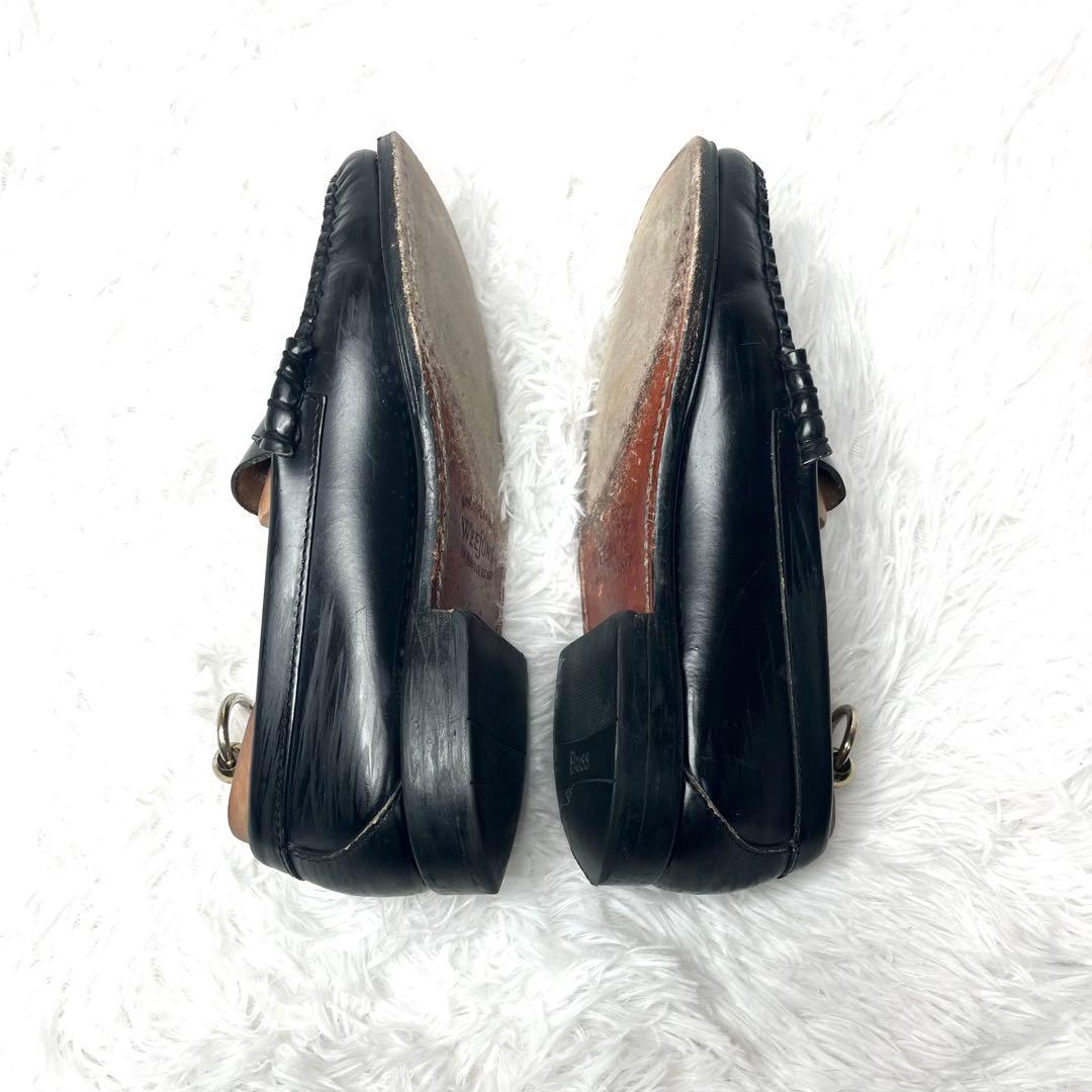 【良品】 G.H.BASS ローファー 25.5cm ウィージャンズ 本革