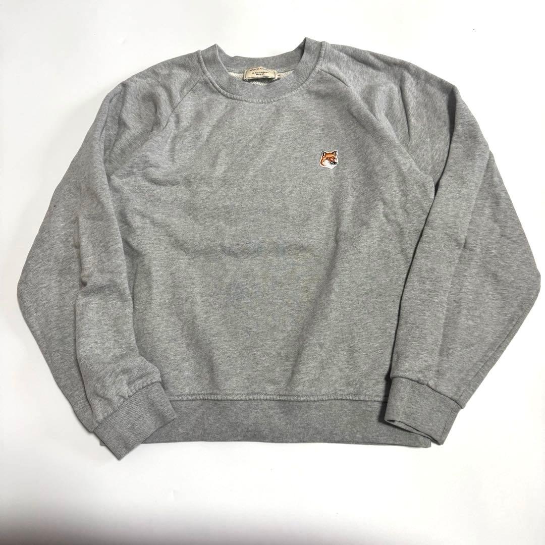 MAISON KITSUNE メゾンキツネ　トレーナー スウェット グレー Ｍ MAISON KITSUNE（メゾン キツネ） スウェット グレー メンズ MAISON