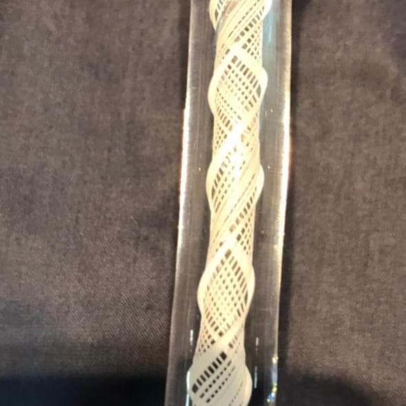 エアーツイストステムグラス オペークツイスト イギリス ジョージアン