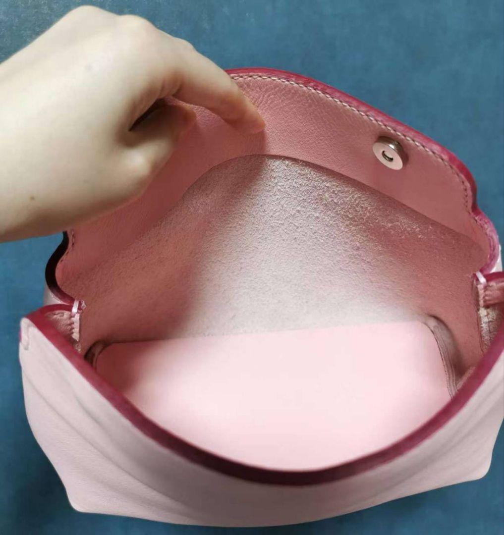 イタリアンレザーバッグ ハンドバッグ バッグインバッグ ハンドメイド