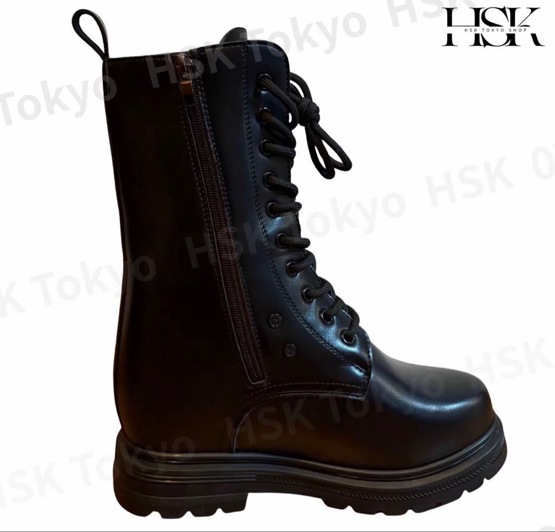 HSKtokyo 厚底ブーツ 17cmアップ Mサイズ - メルカリ
