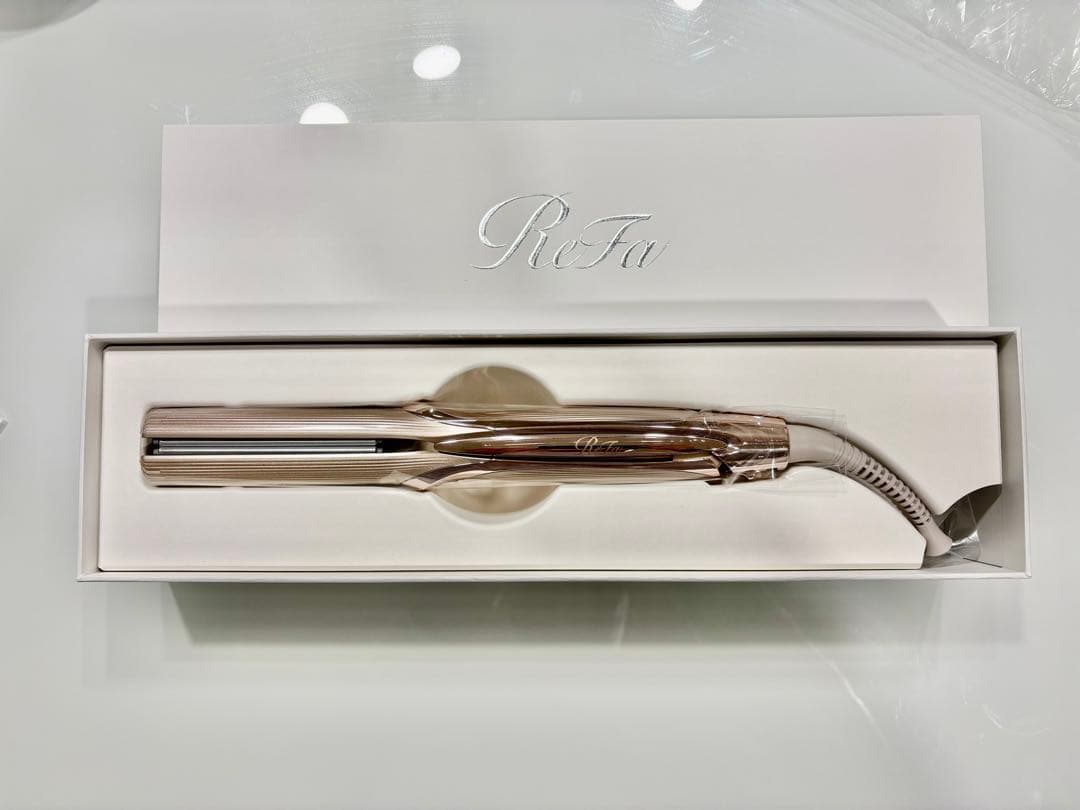 【新品未使用】保証書ありReFa ストレートアイロンプロ+シャンパングレージュ rednails web channel / ♪リファ ストレートアイロン プロ+