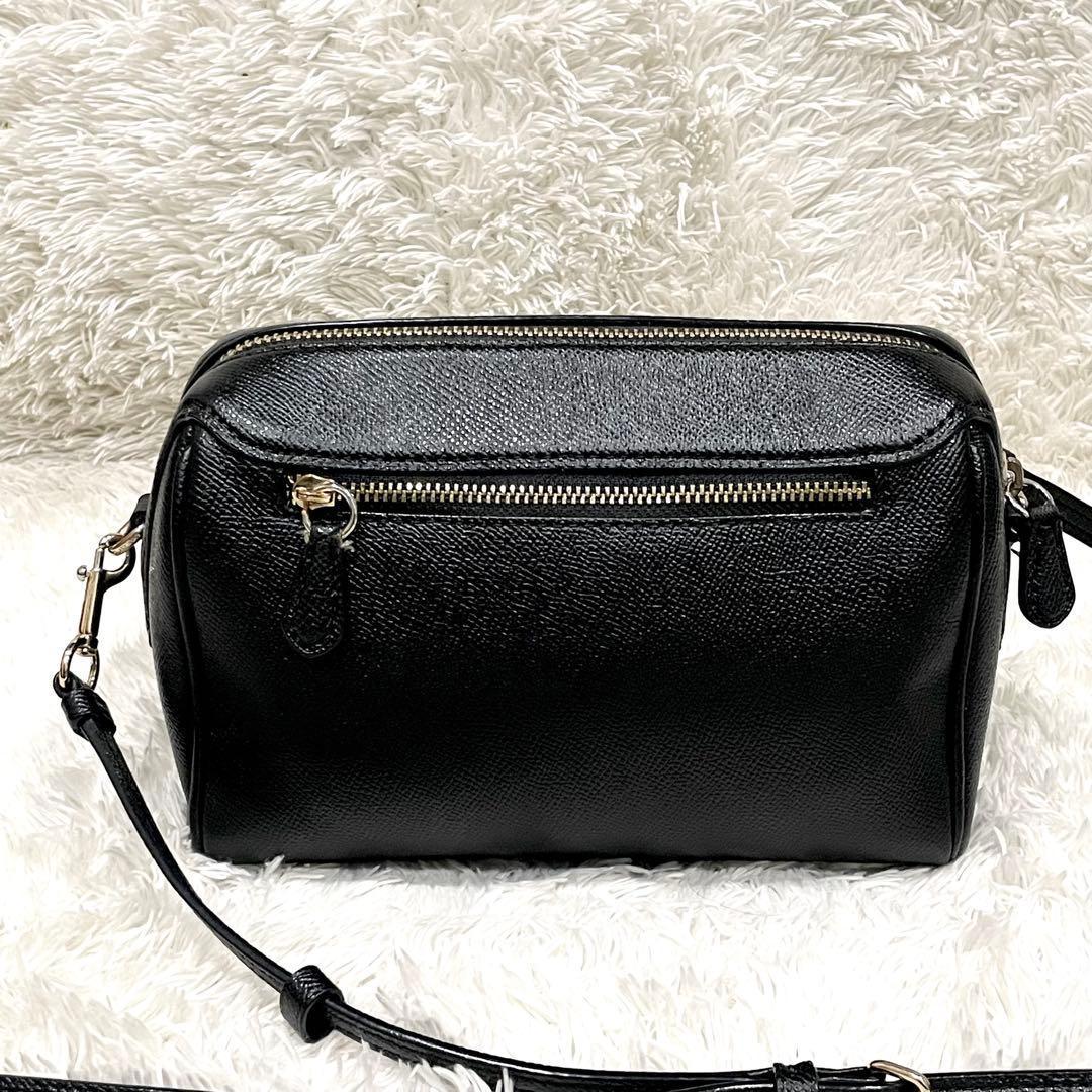 COACHコーチ ミニボストン ショルダーバッグ ベネット 黒 F76629