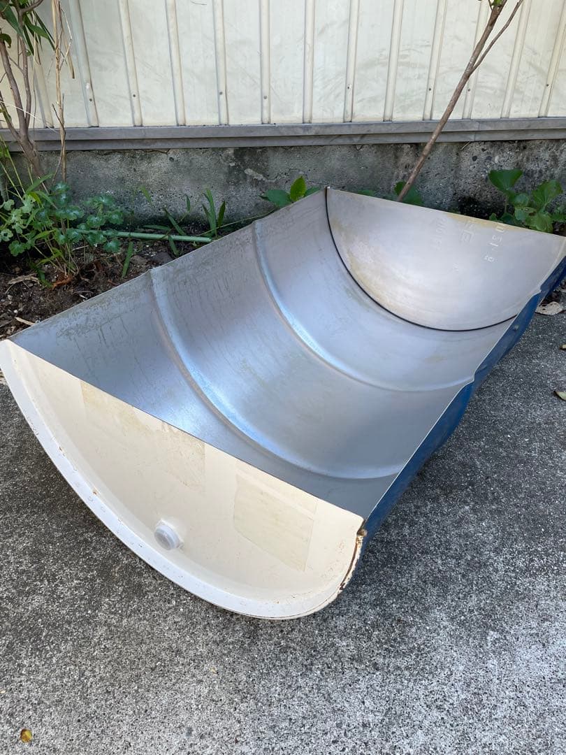 ドラム缶 半切り 縦半分 無加工 - メルカリ