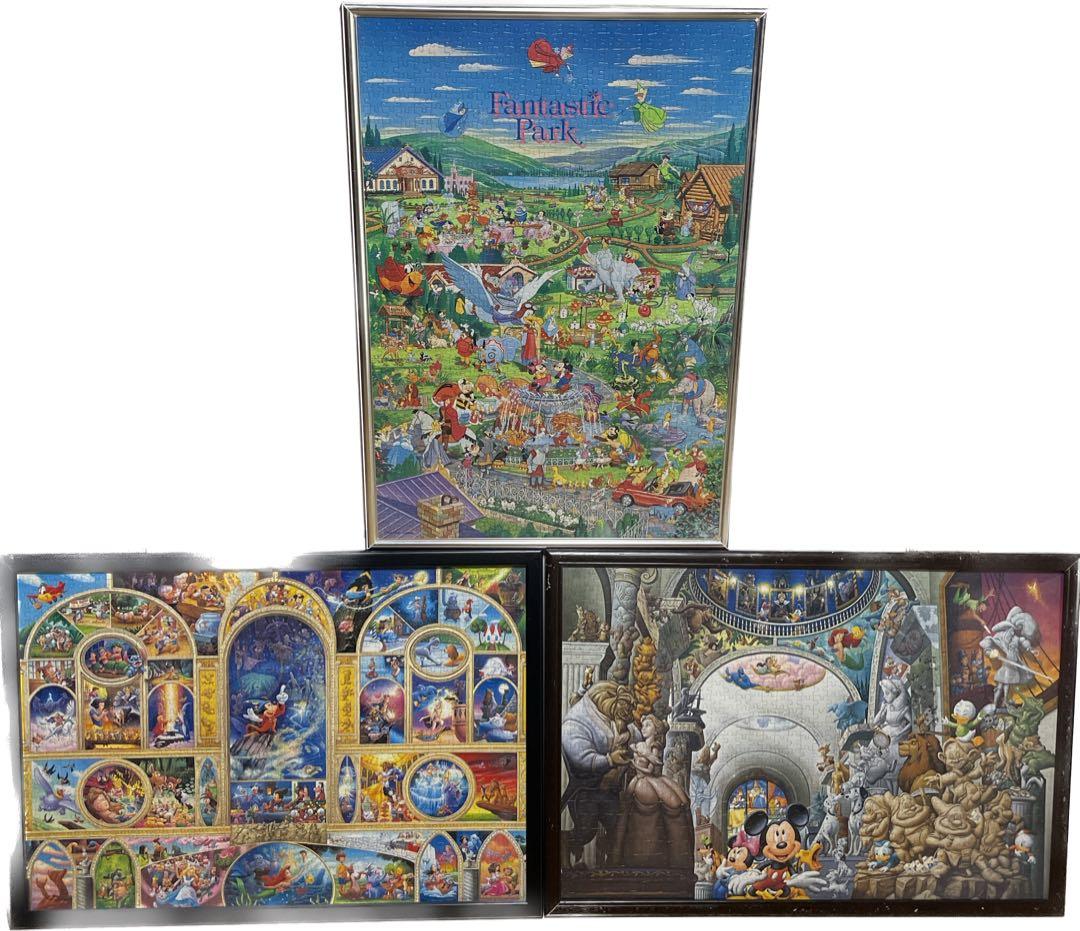 ディズニージグソーパズル完成品+フレーム セットの販売 ディズニー
