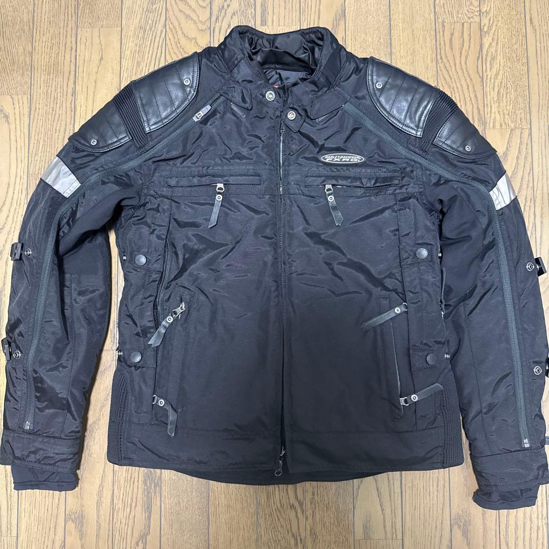 HARLEY-DAVIDSON FXRG バイクジャケット Harley-Davidson® Men's FXRG Switchback Leather Jacket, Black 98095
