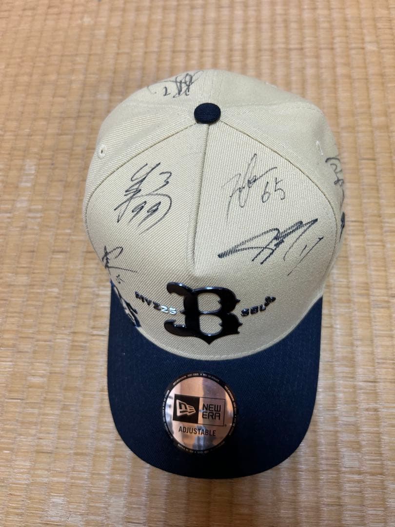 オリックス 宮崎キャンプ 2025 2026 限定キャップ 選手のサイン入り