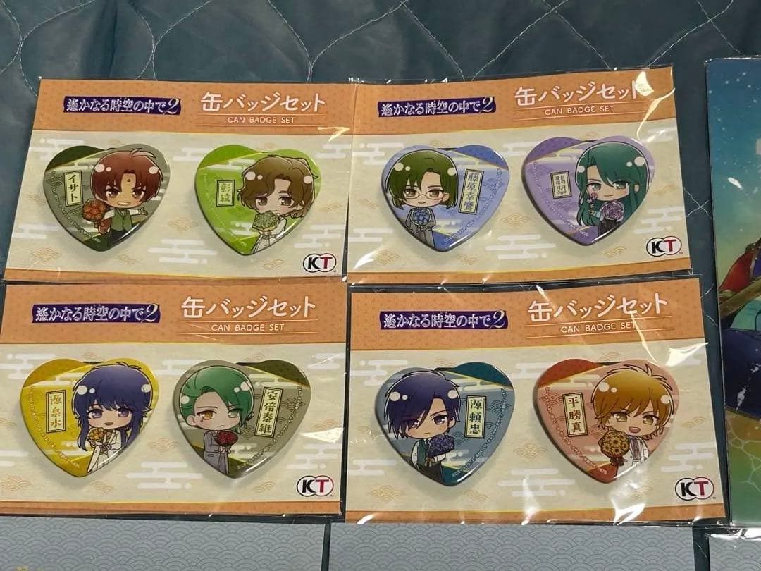 遙かなる時空の中で クリアファイル アクリルブロック 缶バッジ