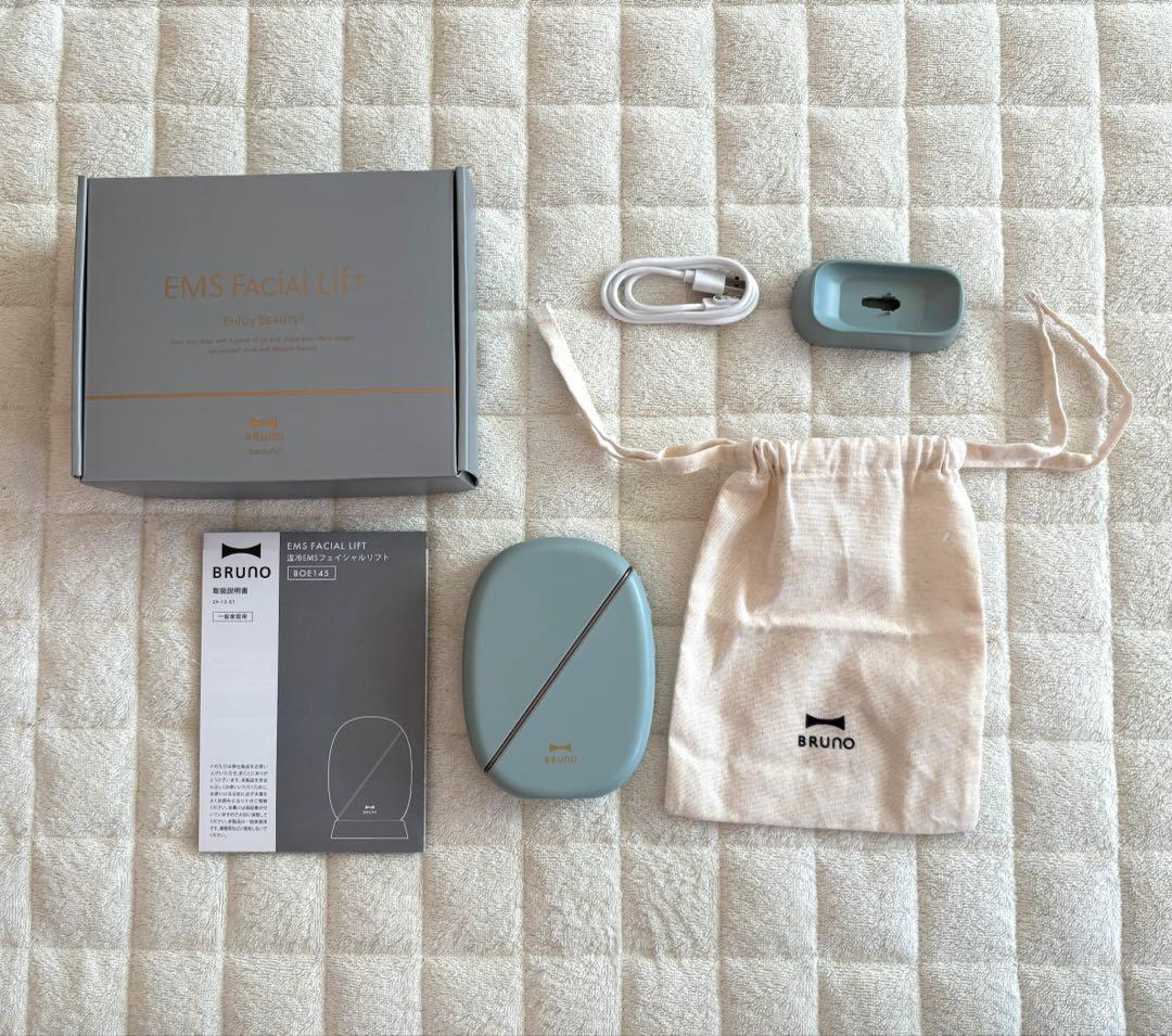 【新品】BRUNO温冷EMSフェイシャルリフト グリーン　美顔器　ブルーノ 温冷EMSフェイシャルリフト グリーンの通販 | BRUNO online