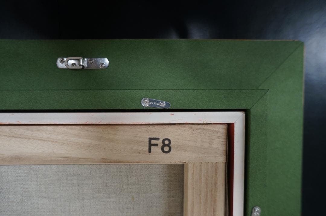 0003 絵画 天使の絵 赤 ピンク 額縁 - メルカリ