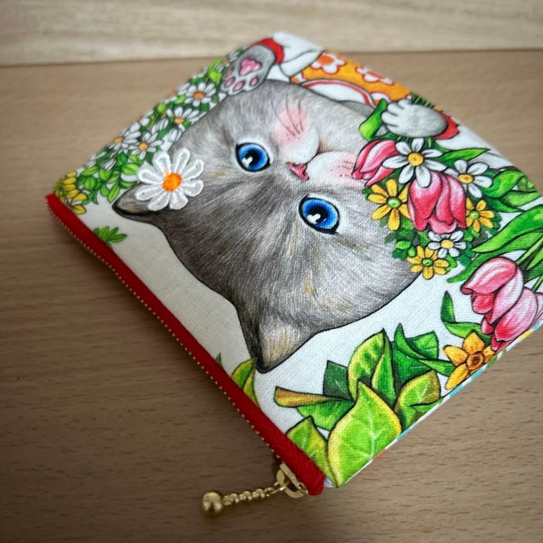 ハンドメイド ころりんポーチ コヤンイサムチョン☆フラワーマーケット