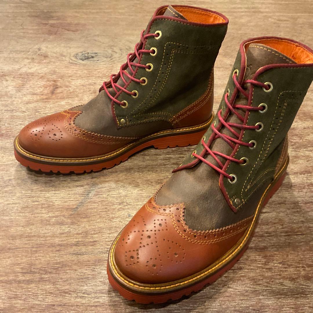 極美品！ダナー メダリオン ウイングチップ ワークブーツ D0021