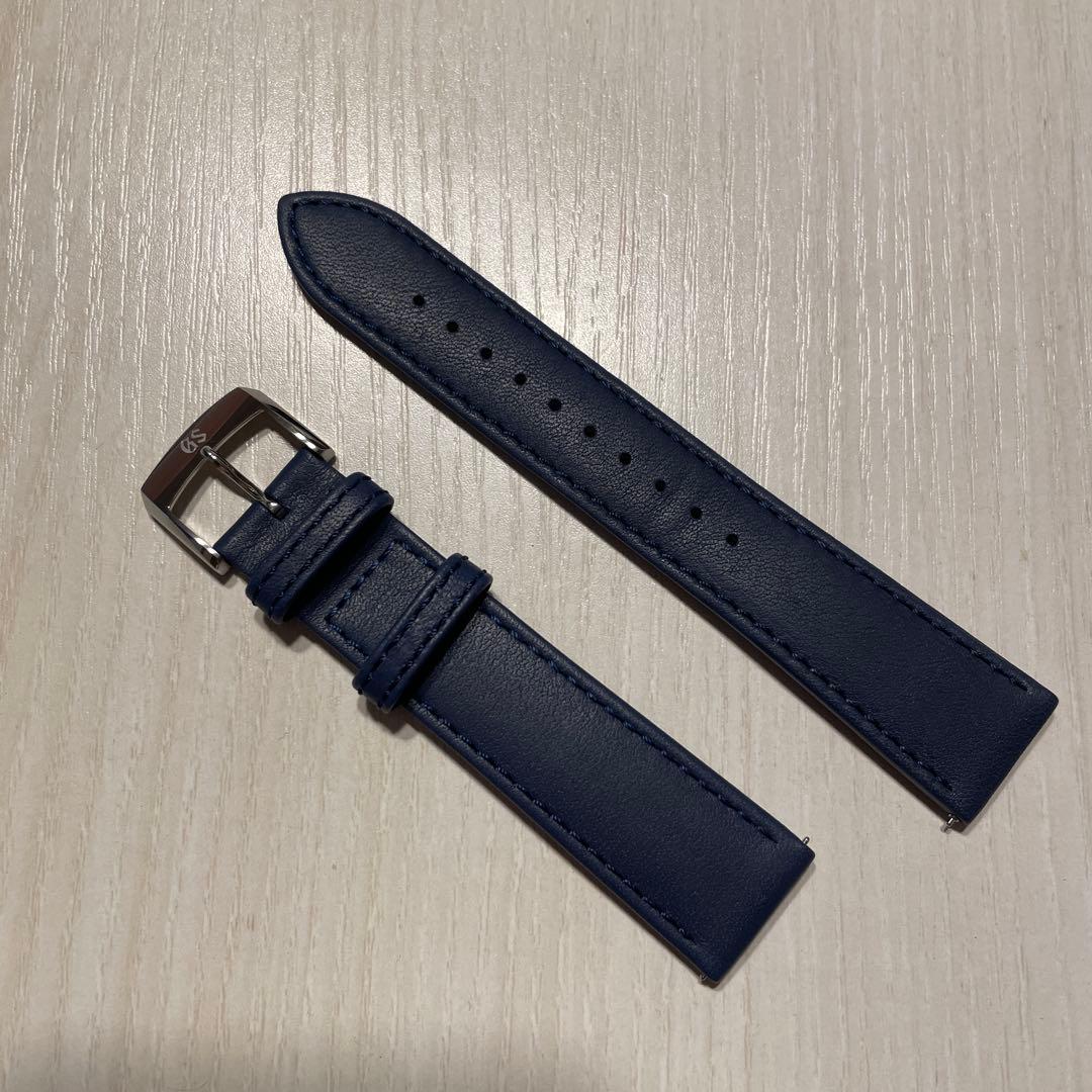 非売品　グランドセイコー　レザーベルト(ネイビー) 20mm 楽天市場】未使用 グランドセイコー 純正 時計用ベルト 交換用 レザー