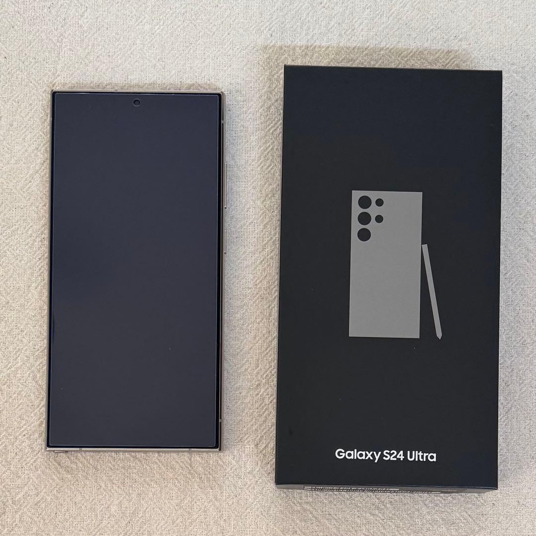 Galaxy S24 Ultra（SM-S928Q）セット SIMフリー】Galaxy S24 Ultra 256G SM-S928QZKESJP チタニウムブラック